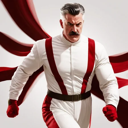 concept art of <lora:J. Jonah Jameson:1>
portrait
J. Jonah Jameson an angry man with a mustache in a red and white outfit is running, digital artwork, illustrative, painterly, matte painting, highly detailed