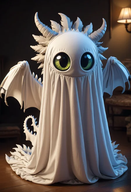 DonM5h3375XL a sinuous deluge shadow robust European Dragon, frills, horned head, mismatched spiked legs, feathered tails, <lora:DonM5h3375XL:1>