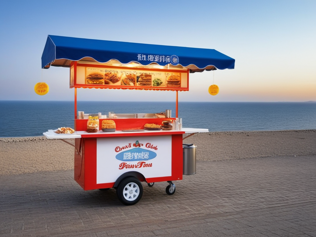 <lora:JJsFood_Stand_XL:.4>, ((Food Stand)), masterpiece , best quality,  soft lighting, high quality,   outdoors, day,  scenery, real world location, sky, wheel,BBQ,  1girl, solo, ((Saaya)) ,<lora:YourSaaya_Irie_SDXL:.4>