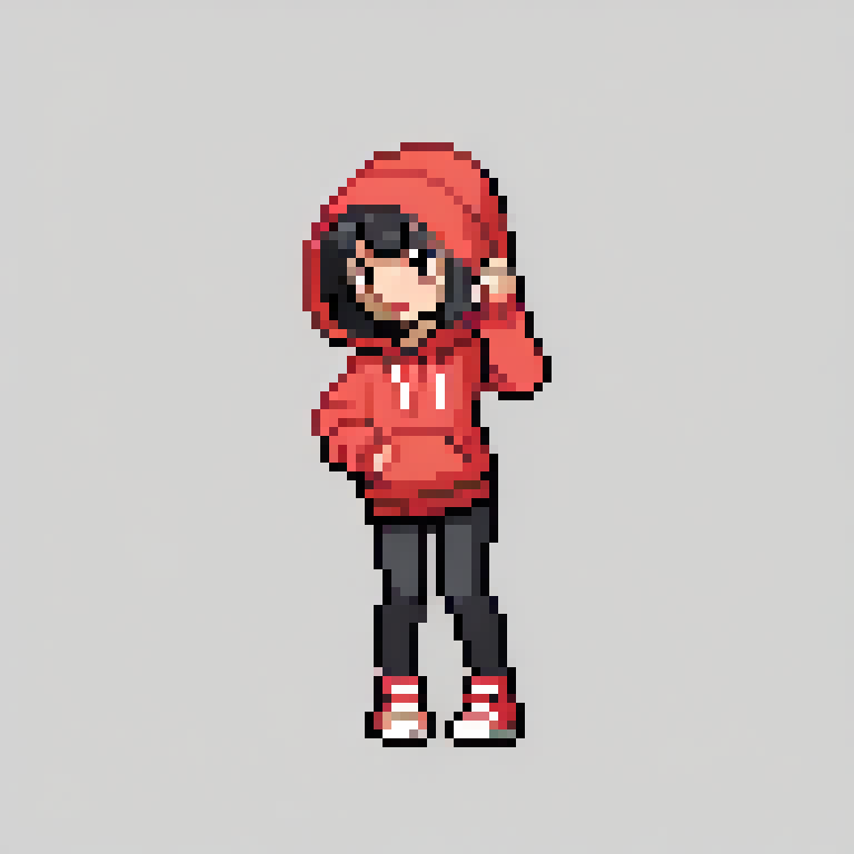 1girl, solo, hood,
 <lora:pk_trainer_xl_v1-1:0.7>
 simple background