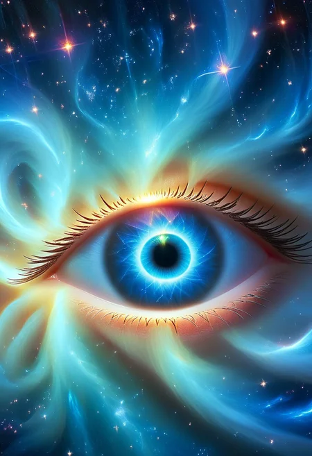 Extreme close up zoomed in to the Iris of a single blue human eye, perfect sclera eye style, Glowing Rune Circle surrounding the outside of the pupil, pupil reveals a galaxy spiraling full of stars with a supernova in the center, the galaxy is a lotus flower, hv, vibrant nebula, bright colors, epic cosmic scene, lotus galaxy blooms in the eye of the beholder, extreme high quality realistically detailed eye, luminescent rune circle, hyperrealistic astronomy, peering into the soul of a god observing the vast depth of a living universe, everything, everywhere all at once, beautiful, awe-inspiring masterpiece, excellent extra details, intricate attention to every detail, absolute oblivion of the cosmos, wonder and amazement, the watcher