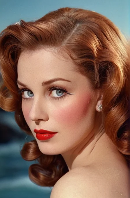 Niagra Falls background setting backdrop((Introduce quality iteratively))((unambiguous unequivocal sampling))((award winning Jeanne Crain bubbles Peter Stackpole, long full wavy shiny ebullient head of hair, intense stare, large speclar glinting  glimmering  enchanting eyes, bold makeup, vivid lipstick, confident pose, warm tones))((Surreal Glow, Crimson Flow, Enigmatic Essence, Dreamlike Tranquility, Luminous Contrast))((exposure POP!!!)(extreme depth of field)(bokah effect)(old photo effect)(soulical black point)((art of genius))(musical gradients)((1950's colors wildly saturated hues))((dark vignette))f(x)
<lora:LCM-LoRA-XL_V1:0.21>
<lora:SDXLHighDetail_v5:0.3>