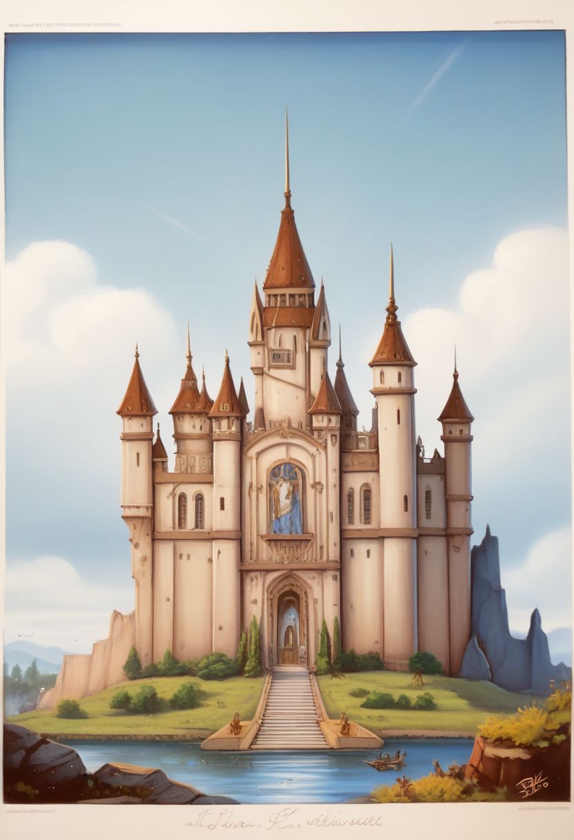 (hi res), ((masterpiece)), ((best quality)), (8k hd, hdr:1.1,score_9, score_8_up, score_7_up, score_6_up, score_5_up, score_4_up, rating_safe,llbreton,ukiyoe,traditional media,a water elemental made of fire in an earthen castle floating in the sky,no humans,creature