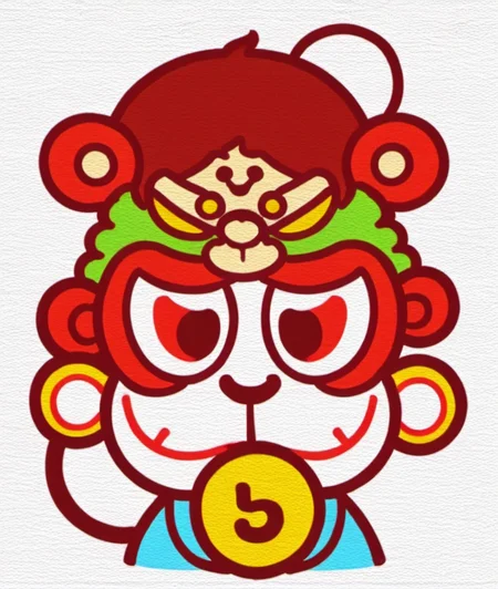 china chic emoticon, monkey, <lora:cic:0.7>
