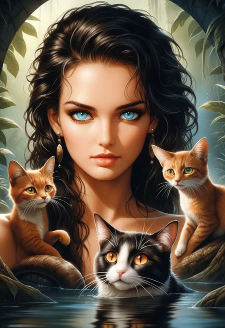 Art by Craola,
Dorian Vallejo,
Damian Lechoszest,
Todd Lockwood.luis royo close-up portrait the girl and the man-fox Photorealistic,
two parts in one art,
double exposure,
best quality,
dark tales,
worms eye view of street,
Craola,
Dan Mumford,
Andy Kehoe,
cat on the river in a boat,
cute,
adorable,
vintage,
digital painting,
detailed illustration,
cinematic,
ultra highly detailed,
tiny details,
beautiful details,
mystical,
luminism,
vibrant colors,
complex background,
very well lit,
32k,
Watercolor,
trending on artstation,
sharp focus,
studio photo,
intricate details,
highly detailed,
by greg rutkowski