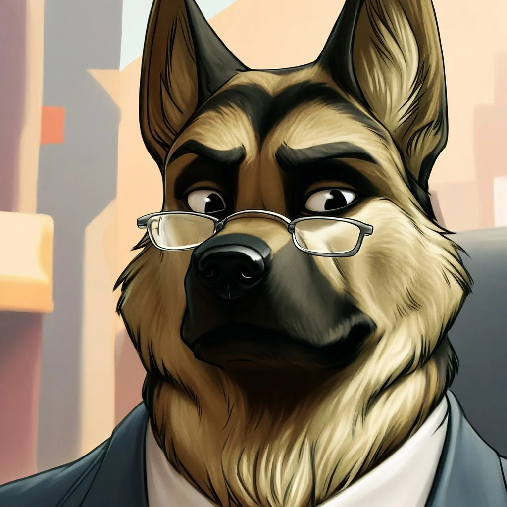 score_9, score_8_up, score_7_up, score_6_up, score_5_up, score_4_up, city-street background, detailed fur, detailed eyes, detailed face, male, 1boy,
BREAK
Sm1rn0v, Smirnov, anthro German Shepherd, anthro dog, male furry, dog ears, erect ears, tan fur, two tone fur, brown markings, black nose, glasses, pince-nez, suit, double-breasted suit, white shirt, tie, suspenders, black eyes, muscular, raised eyebrow, 1957 chevy, leaning on car,