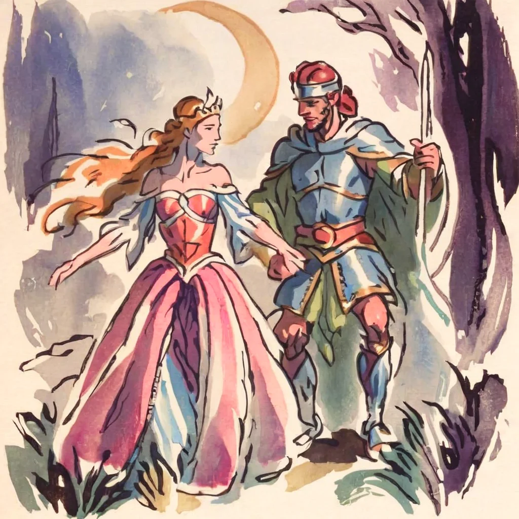 jchadel warrior and princess<lora:jchadel:1>