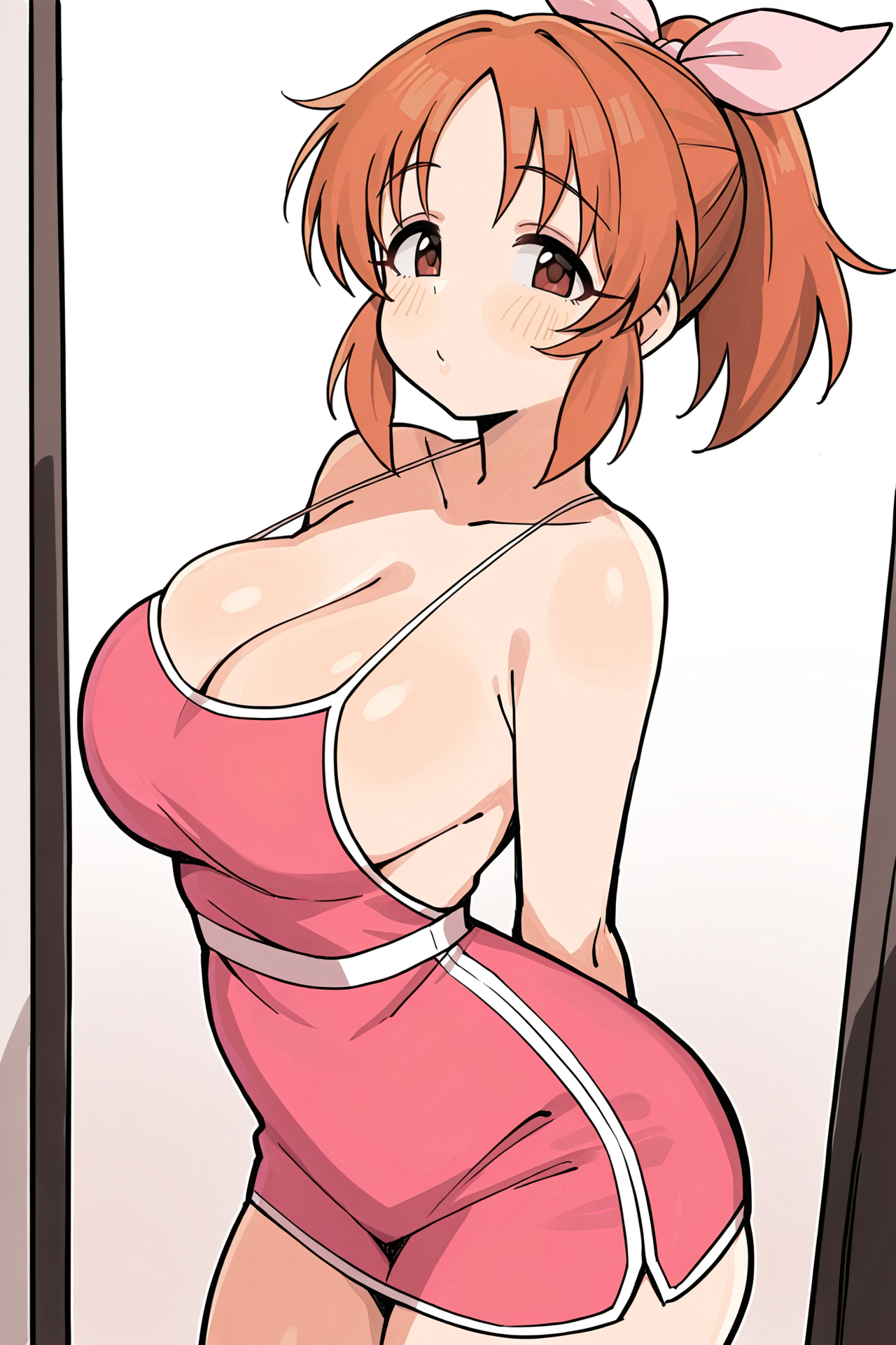 1girl, solo, kuromaruart,
looking at viewer, abe nana,idolmaster cinderella girls,brown hair,brown eyes ,
masterpiece, best quality, amazing quality, very aesthetic, absurdres, newest, <lora:last:1>