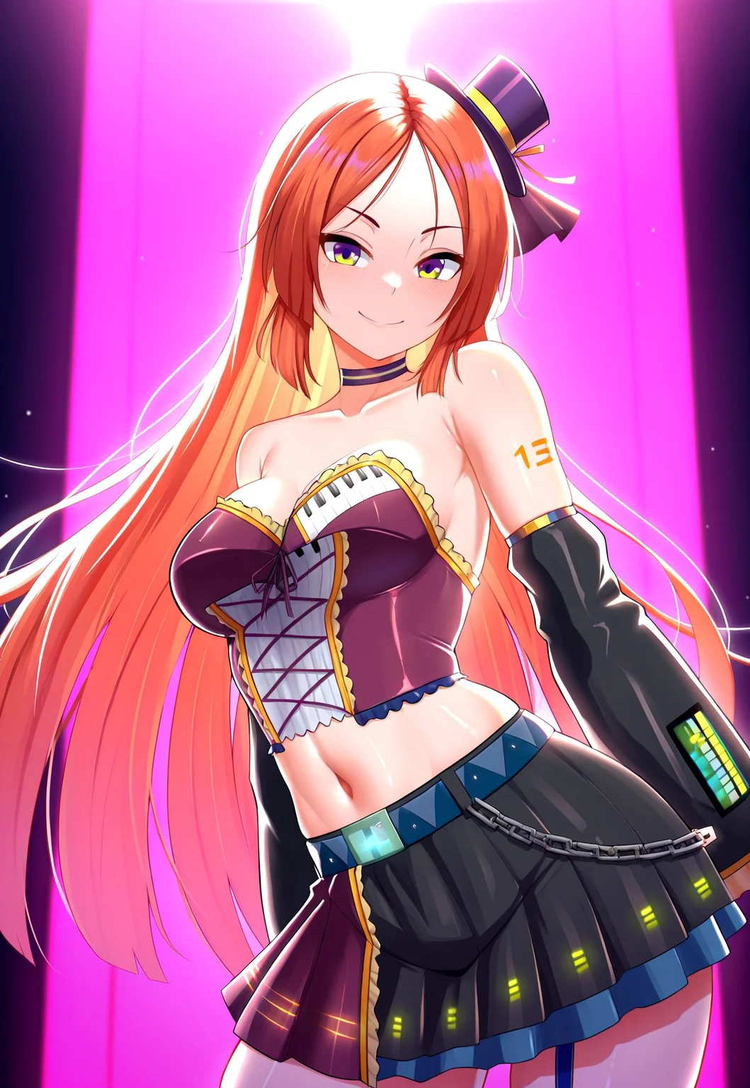 masterpiece, best quality, highres, absurdres, very aesthethic,
1other, solo, namine_ritsu_strong,
looking at viewer, smile,
bust, dynamic,
volumetric lighting, backlighting, neon, rendered, luminous background