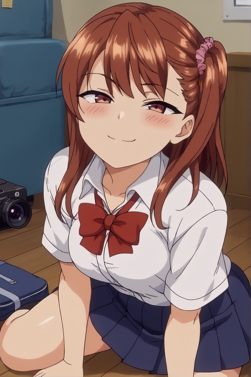 score_9, score_8_up, score_7_up,anime_source, source_anime, best background, detailed background, anime screencap,  Nogami Izumi, school costume, indoors, horny, blush, seductive body, dynamic camera, wariza, on floor,  <lora:JN_Nogami_Izumi:0.8>