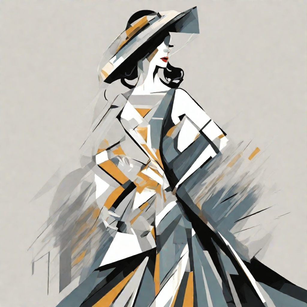 masterpiece,1lady,upperbody,dress,line-art-style,<lora:line-art-style-000007:1>,