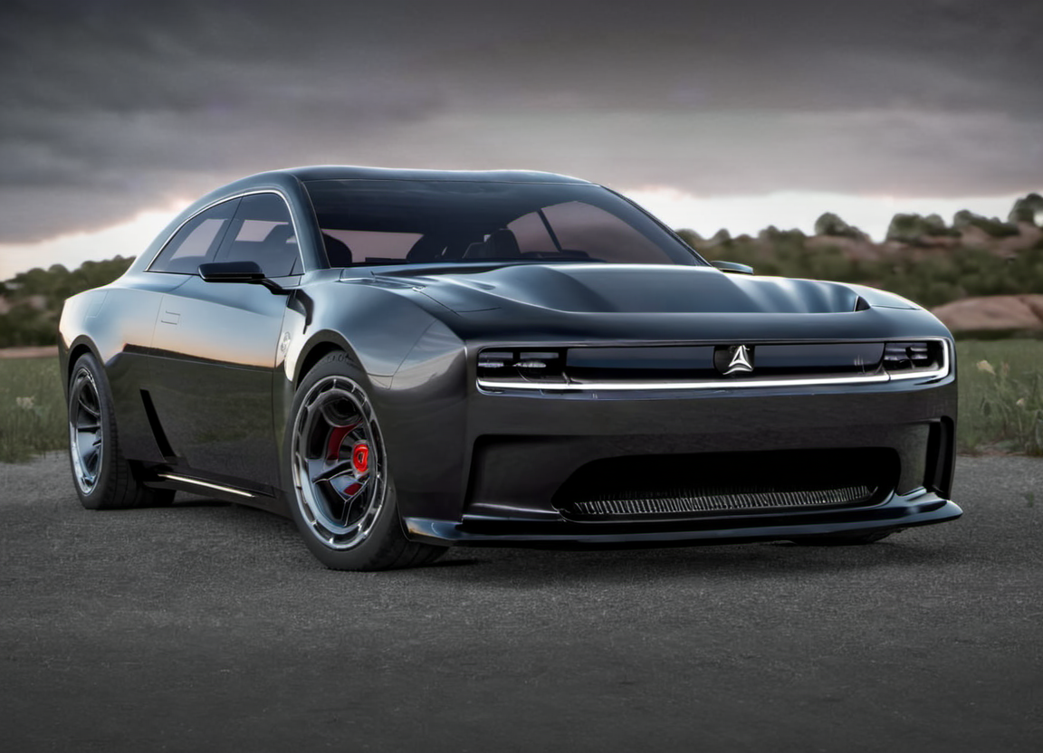 <lora:ChargerConceptSDXL_v1:1> black chargerconcept,  from front,
realistic, cinematic, highly detailed,