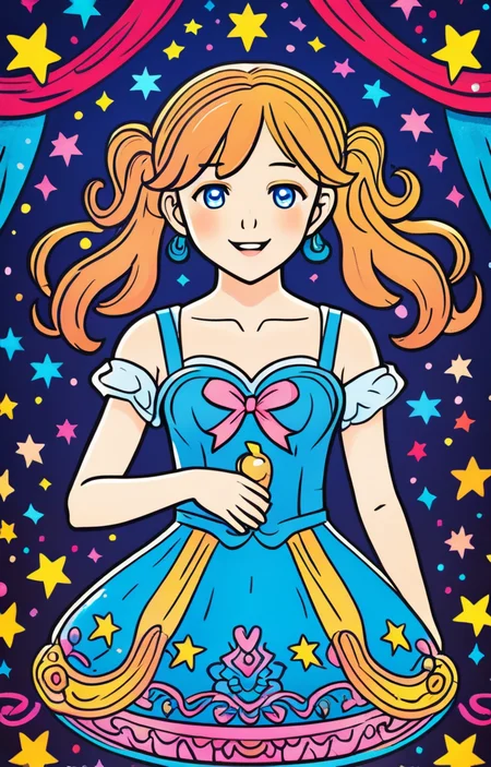 masterpiece,best quality,<lora:tbh13-sdxl:0.9>,illustration portrait of idolmaster cinderella girls,