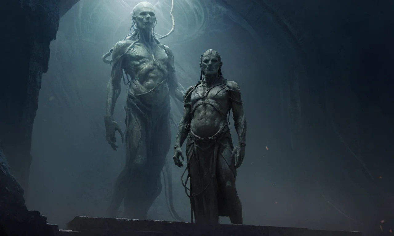 strange tendrils growing over an ancient human statue, atmospheric, cinematic concept art, futuristic science fiction, horror movie, alienrpg <lora:alienrpg:1> <lora:!action-sdxl-V0.5:1> <lora:- SDXL - vanta-black_contrast_V3.0:1> <lora:CinematicStyle_v1:0.5>
