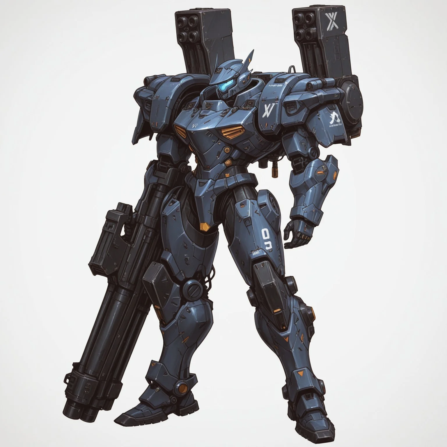 ww1era, victorianera, 18cera, alone, solo, full detail, full body, simple background, white background, no background, retro style, 1man, power suit, battle armor, big armor, huge armor, colossal and heavy armor, heavy armor, tank unit, heavy, huge shoulder pads, huge chestplate, huge legs, titanic armor, tank armor, old steel, rusty armor, fixed parts, rusty steel, rusty, shark helmet, deep black color armor, blue visor, huge rocketlauncher, destructive rocket launcher, triple cannon rocketlauncher, huge weapon, standing pose
<lora:RavenScript :1>