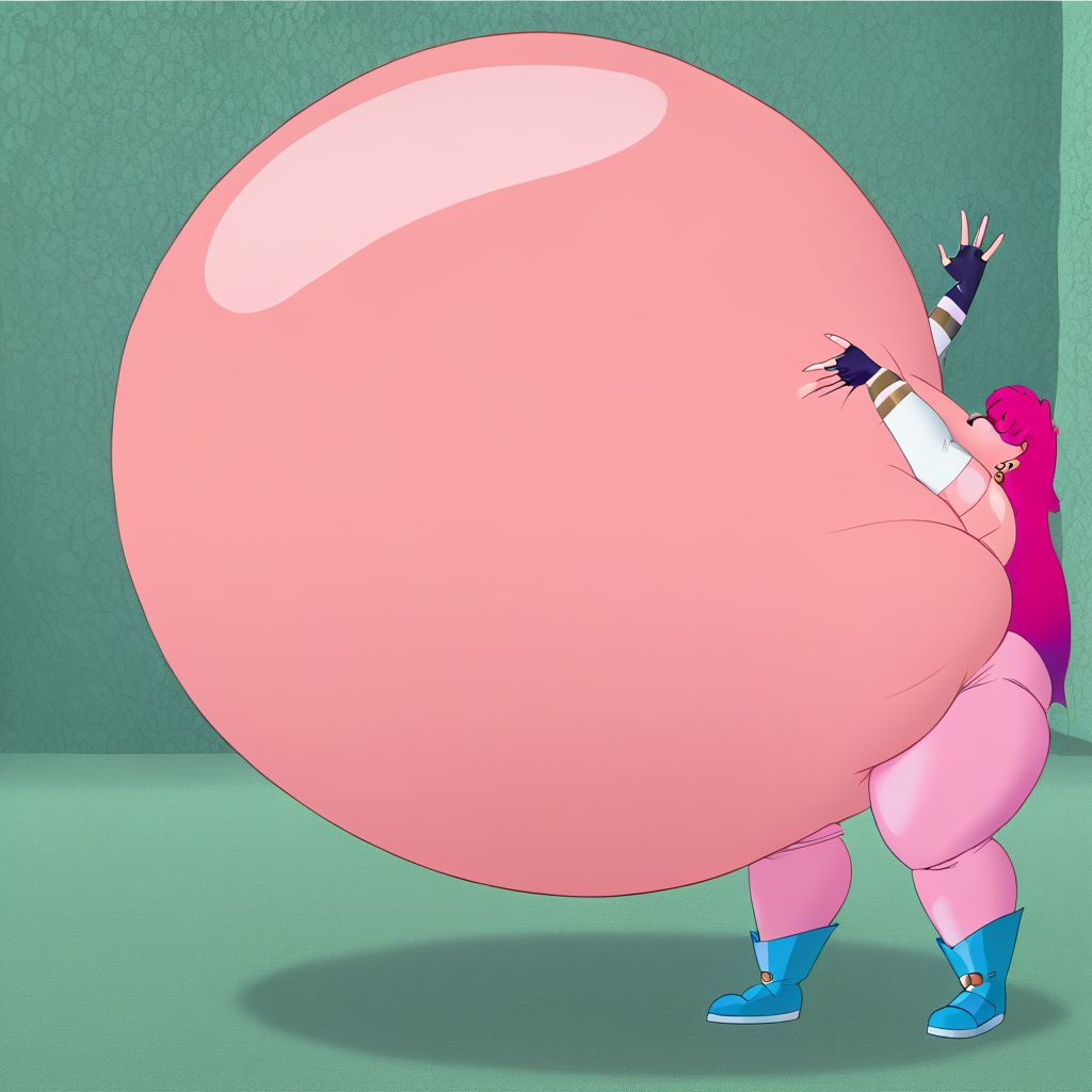 belly size bigger than main body)), (gigantic belly:2.0), goddess, AnyMalu, 1girl, solo, jewelry, boots, earrings, gloves, long hair, pink hair, aqua footwear, fingerless gloves