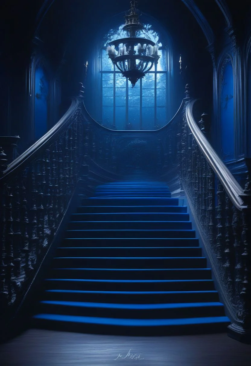 score_9, score_8_up, score_8,
BREAK,
zzDarkAcademia, no humans, window, plant, stairs, candle, painting (object), candlestand, chandelier, blue theme, blue carpet,
BREAK,
subsurface scattering, soft lighting, contemplative expression, dark background, subtle makeup, high-resolution, detailed texture, emotional depth, dramatic mood, side profile, serene atmosphere, cinematic lighting. perfectly round breasts, big breasts, firm breasts, SkinHairDetail, eye contact
