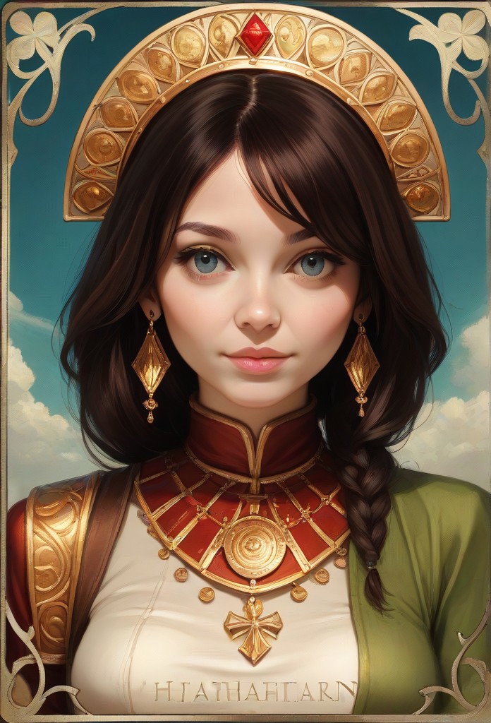 , a unimportant photo of a Terracotta Army taken by Michelangelo, UHD, photorealistic, a verdant overgrown Burj Khalifa, Tilt shift, wriggling ophanim, tarot card, Rendered in Maya, 1girl, solo, colourful, score_9, score_8_up, score_7_up, masterpiece, best quality, very aesthetic
