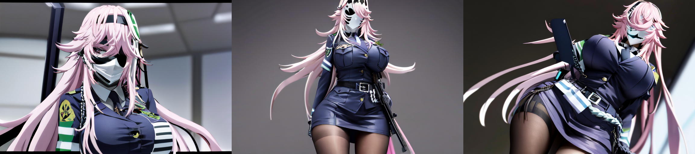 highly insanely detailed, masterpiece, top quality, best quality, highres, 4k, 8k, RAW photo, (very aesthetic, beautiful and aesthetic), 
__lazy-wildcards/cosplay-char/tenkuu_shinpan/yayoi_kusakabe/prompts__, 
<lora:Yayoi_Kusakabe:1>, 
(1girl:1.3), 1other, 
__lazy-wildcards/dataset/background__,âââ