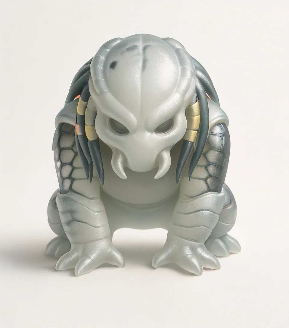 masterpiece, best quality, amazing quality, <lora:Frosted_glass_Buns:1> fr0st, simple background, no humans, predator, masterpiece, best quality, amazing quality