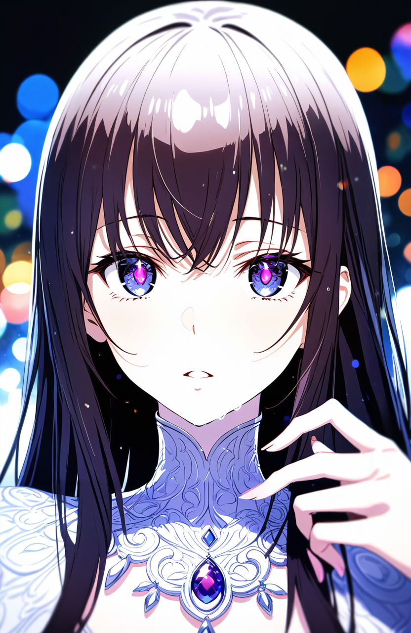 masterpiece, best quality, illustration, beautiful detailed shiny eyes, beautifully detailed skin, Depth of field, bokeh,highres, absurdres, ultradetailed,,
1 girl, solo
  <lora:MeMaXL_V3:1>