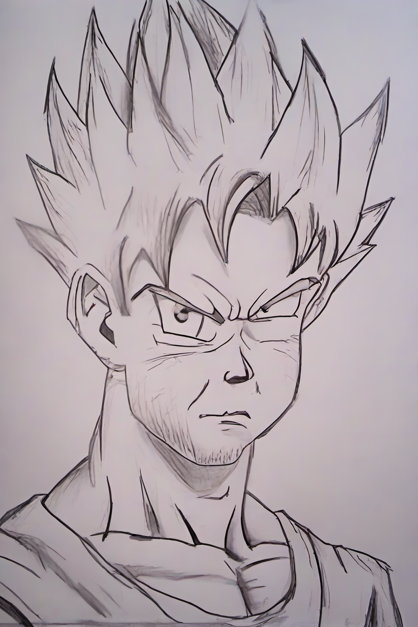 <lora:PE_TerribleFanArtV1:1> PETerribleFanArt,badly drawn,terrible drawing,ugly,creepy,
son goku dragonball z