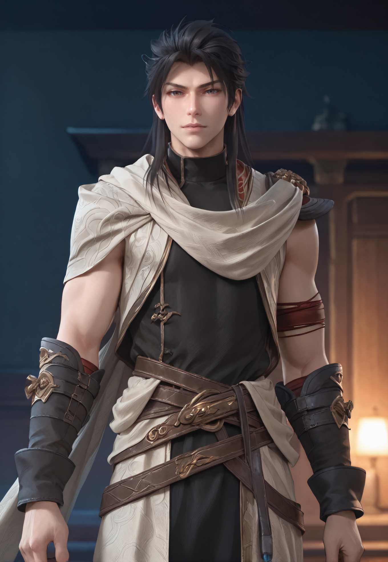score_9,score_8_up,score_7_up,score_6_up,1boy,male focus,lin_dong,solo,black hair,belt,18 years old,,tall,<lora:LinDong:0.9>