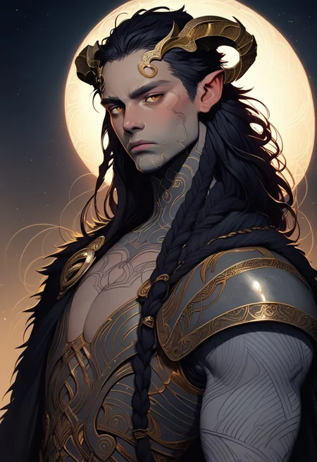 llustration, zPDXL3 , Expressiveh , score_9 , score_8 , score_7, male, Loki, dynamic viewpoint, dynamic angle, vibrant colors, Loki, god of mischief, norse, wearing norse themed armor, pauldrons highly detailed , high quality , high res, golden horned helmet, gold helmet, horns, golden horns, black hair, closed mouth, detailed pauldrons, dramatic lighting,  <golden cyber arm, golden cybernetic arm:1.4>,  asymmetry, asymmetrical arms,cape, royal