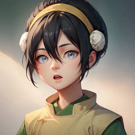 score_9, score_8_up, score_7_up,
earth nation clothing,1girl,solo,looking at viewer,short hair,open mouth,black hair,hair between eyes,hairband,hair bun,grey eyes,portrait,bun cover,yellow hairband,blind
<lora:Toph_ponyXL:0.6>