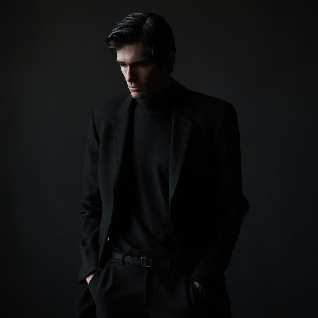 <lora:SDXL_black_and_color_Sa_May:1> black and color, a man