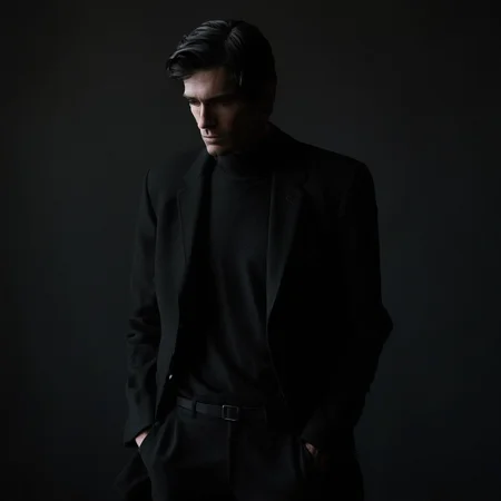<lora:SDXL_black_and_color_Sa_May:1> black and color, a man
