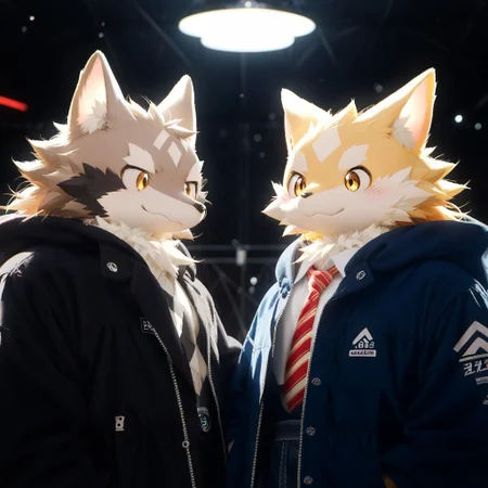 score_9, score_8_up, score_7_up, score_6_up, score_5_up, zPDXL3, ((((sdgs4by zuppu11)))), 2boys, duo, furry focus, cute, kemono, detailed background, rating_safe