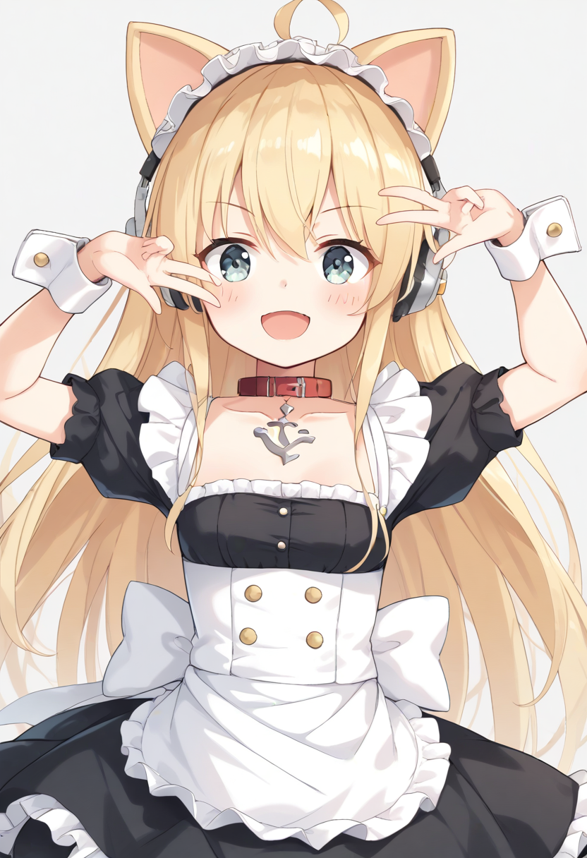 <lora:albacore_XL-bf16-pony-v1:1> 1girl, albacore \(azur lane\), maid, BREAK score_9, score_8_up, score_7_up, BREAK source_anime, best quality, masterpiece, uncensored,<lora:sdxl_lightning_4step_lora:1>(clear eyes:1.2),(4 finger:0.5),zPDXLpg
