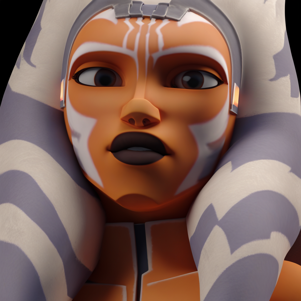 Ahsoka Tano, Orange skin
