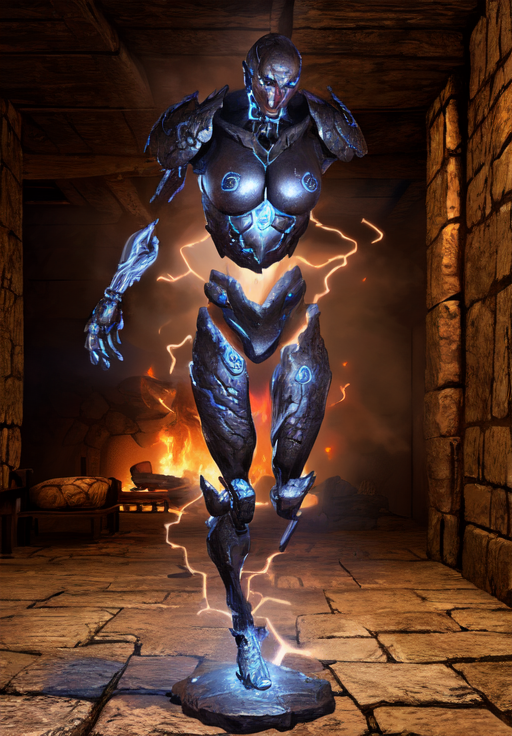 <lora:Storm_Atronach:0.8>, Storm_Atronach,, copper skin, (masterpiece, best quality, absurdres, detailed, ultra-detailed:1.3), (trending on CGSociety, trending on pixiv, contest winner:1.3)