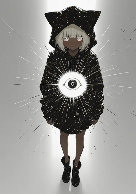 masterpiece, best quality, good quality,
anime character, solo, girl, water particles, general, white background, pure, iridescent sidelighting, clear outlines, floral, white hair,
gangster style, thug girl, creative luxury, clean, white space, fade, BREAK,
/// 1girl, solo, boots, blonde hair, (dark skin), very dark skin, eye focus, hood, (freckles), dress, simple background, blunt bangs, white background, windy hair strands, animal hood, short hair, white eyelashes, white eyes, gradient eyes, gold eyes, sand powers, standing, cat hood, long sleeves, looking at viewer, hood up, [:3], :<, animal ears, closed mouth, blush very aesthetic, masterpiece, absurdres, best quality, amazing quality, very aesthetic, absurdres, close up,
[shibafu \(glock23\), yuebaihezi, rella]