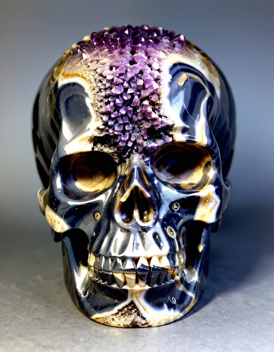 geodeskull, (Ultra realistic, intricate, high resolution professional product photography), psychedelic swirl colors, (High quality, dramatic lighting, Highly detailed, Sharp focus, 8K UHD, masterpiece) <lora:GEODESKULL-GEODESKULL-000006:0.7>