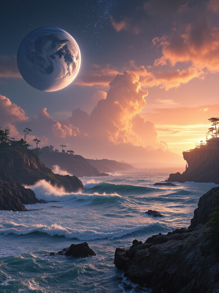 <lora:Space_Worlds_01__Poetic_flux2:1>  sw01p_flux, beautiful landspace, waves, planet, sunset,