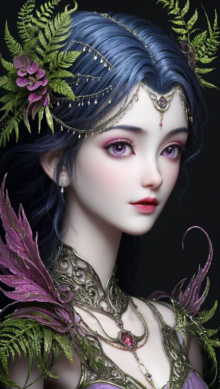 triadic colors, best quality, a close up highly detailed girl, moss, ferns, rowanberries, highly detailed glittering scales, by Craola, Dan Mumford, Andy Kehoe, 2d, flat, cute, adorable, vintage, art on a cracked paper, fairytale, storybook detailed illustration, cinematic, ultra highly detailed, tiny details, beautiful details, mystical, luminism, vibrant colors, complex background<lora:xl_more_art-full_v1:0.5> <lora:YunXi_SDXL:0.7>