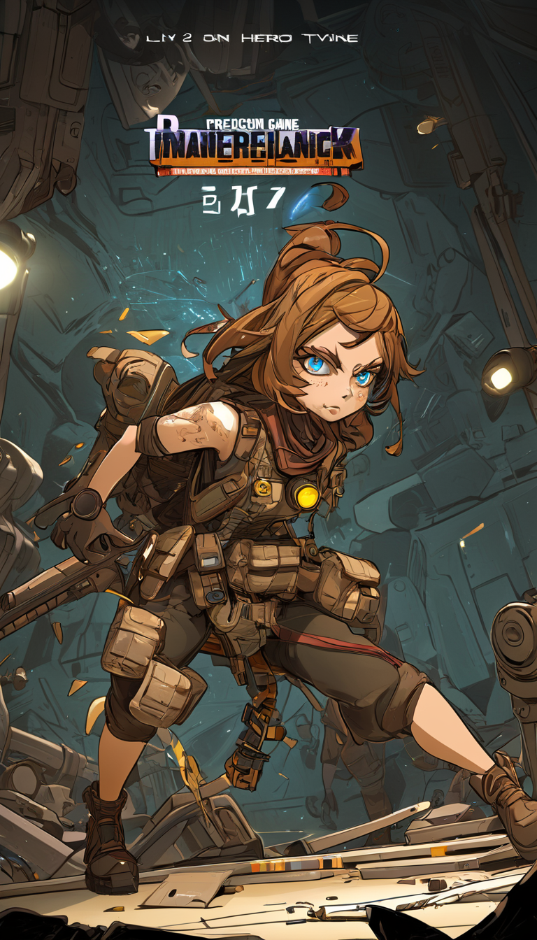 Indie game art,(Cinematic scene, hero view, Tanya Degurechaff , Youjo Senki, action pose, detailed background, masterpiece, best quality, high quality, absurdres <lora:tanya_degurechaff_xl_v4:1>), (Vector Art, Borderlands style, Arcane style, Cartoon style), Line art, Disctinct features, Hand drawn, Technical illustration, Graphic design, Vector graphics, High contrast, Precision artwork, Linear compositions, Scalable artwork, Digital art, cinematic sensual, Sharp focus, humorous illustration, big depth of field, Masterpiece, trending on artstation, Vivid colors, trending on ArtStation, trending on CGSociety, Intricate, Low Detail, dramatic