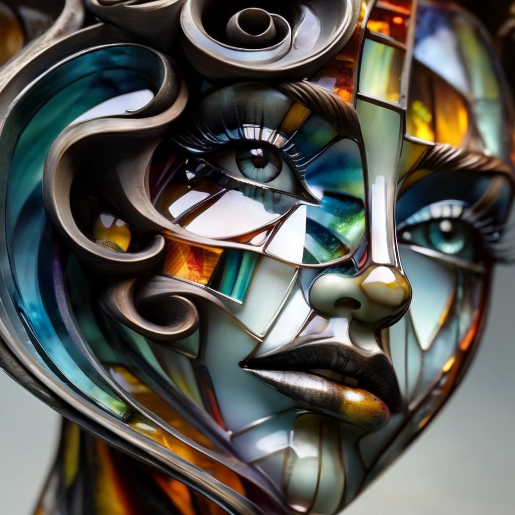 ethereon girl from colorful water glass, very detailed<lora:ethereon:1>
