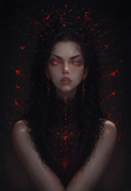 score_9, score_8_up, score_7_up, full body 19 years old AND 1monster dragon pet, demon woman, demon horns, white skin, porcelain skin, skin made of white marble, eyes completely red,
BREAK vampire girl, sexy dress, stockings, gold embroidery on dress, machete in hand, night, sensual face, black hair, small breast, pretty face, detailed image of a comic book character, <lora:g0th1cPXL:0.45>, <lora:incase-ilff-v3-4:0.5>, <lora:Expressive_H:0.8>, expressiveh, <lora:xl_more_art-full_v1:1>, <lora:add-detail-xl:1>, warm light, <lora:Smooth Style 2 SDXL_LoRA_Pony Diffusion V6 XL:0.25>, long shot, fire city, <lora:fortnitelsxl:0.75>, fortnitelsxl, <lora:e¥e¤®c¬¬aºc:0.55> BREAK monster, sharp teeth, claws, glowing eyes, volumetric light, impeccable composition, a brilliantly talented illustrator