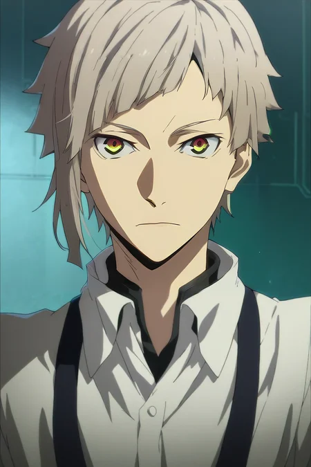 score_9, score_8_up, score_7_up, source_anime, , looking at viewer, upper body, , 1boy, solo, male focus, <lora:atsushi_nakajima_pony:0.86>, atsushi_nakajima, , , science fiction cyber-thriller, , <lora:sdxl_lightning_8step_lora:1>