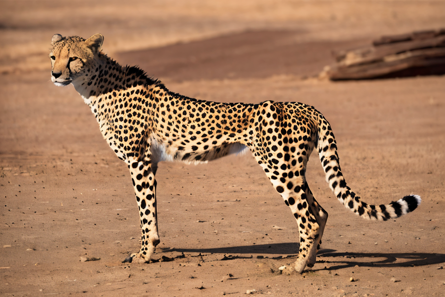 desert landscape (masterpiece, best quality:1.2), ultra-detailed, EdobCheetahcheetah standing, (realistic:1.5), <lora:EdobCheetah_v1.0:0.8>