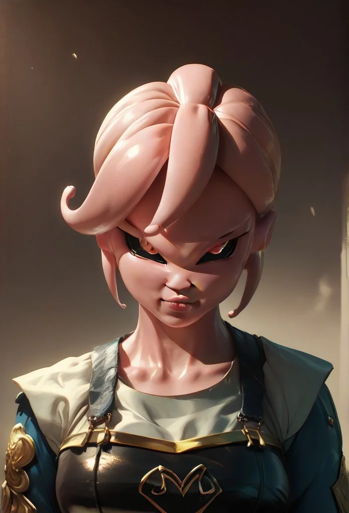 (1girl, solo, facing viewer, , score_9, score_8_up, score_7_up, p1ckl3, hkwarrior, (FMAJIN:1.3):1.3), zPDXL3 ,SimplePositiveXLv2, masterpiece, best quality, high res, illustration, extremely detailed, 8k, wallpaper