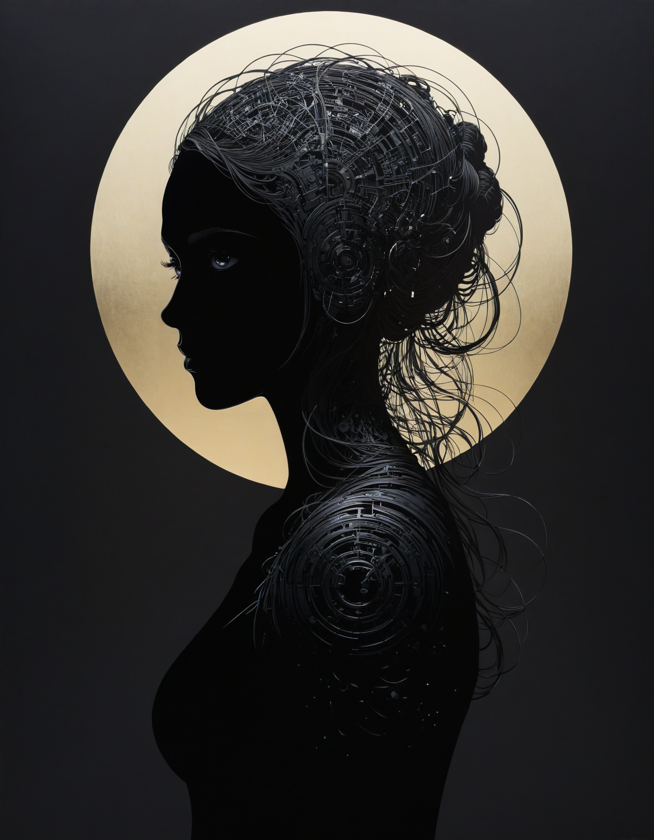 by Duncan Fegredo and Abigail Larson,  silhouette contrast, a rebellion against aI overlords , hyper detailed, professional poster art, bold lines, award winning,  trending on ArtStation , (intricate details, masterpiece, best quality:1.4), looking at viewer, dynamic pose
<lora:add-detail-xl:1> <lora:xl_more_art-full_v1:0.5>  <lora:NicolaSamori:0.5> in the style of nicola samori <lora:looking_at_viewer:2>