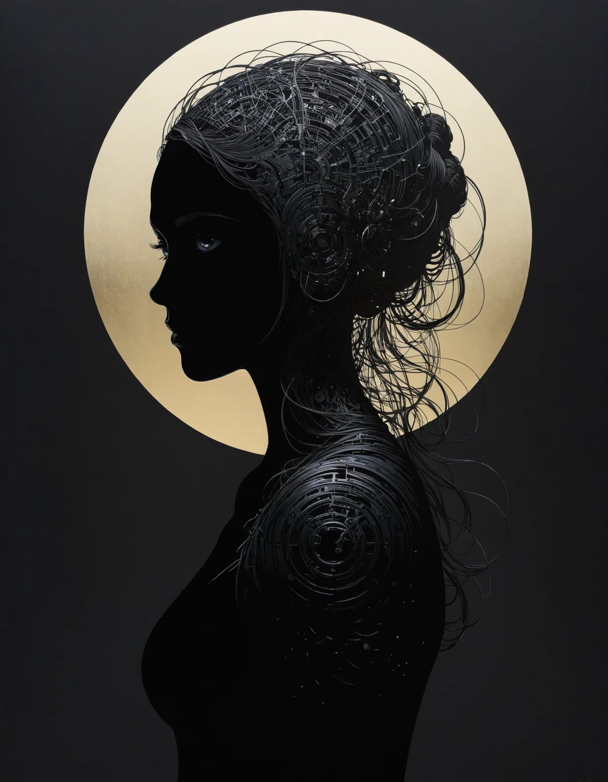 by Duncan Fegredo and Abigail Larson, silhouette contrast, a rebellion against aI overlords , hyper detailed, professional poster art, bold lines, award winning, trending on ArtStation , (intricate details, masterpiece, best quality:1.4), looking at viewer, dynamic pose
<lora:add-detail-xl:1> <lora:xl_more_art-full_v1:0.5> <lora:NicolaSamori:0.5> in the style of nicola samori <lora:looking_at_viewer:2>