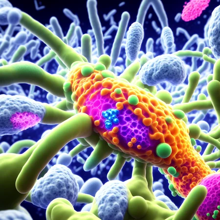 (bacterium style:1) <lora:Bacterium:0.8>