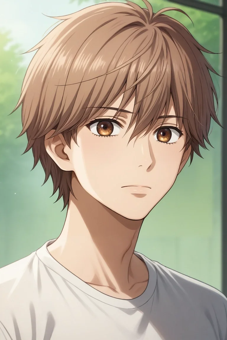 score_9, score_8_up, score_7_up, source_anime, rating_safe, , semi-realistic, , depth of field, 1boy, solo, male focus, <lora:taichi_mashima_pony:0.76>, taichi_mashima, brown hair, brown eyes, short hair, bangs, hair between eyes, , , <lora:sdxl_lightning_8step_lora:1>