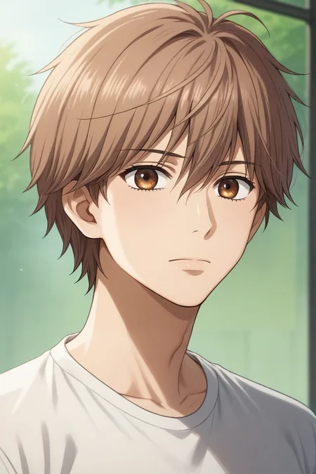 score_9, score_8_up, score_7_up, source_anime, rating_safe, , semi-realistic, , depth of field, 1boy, solo, male focus, <lora:taichi_mashima_pony:0.76>, taichi_mashima, brown hair, brown eyes, short hair, bangs, hair between eyes, , , <lora:sdxl_lightning_8step_lora:1>